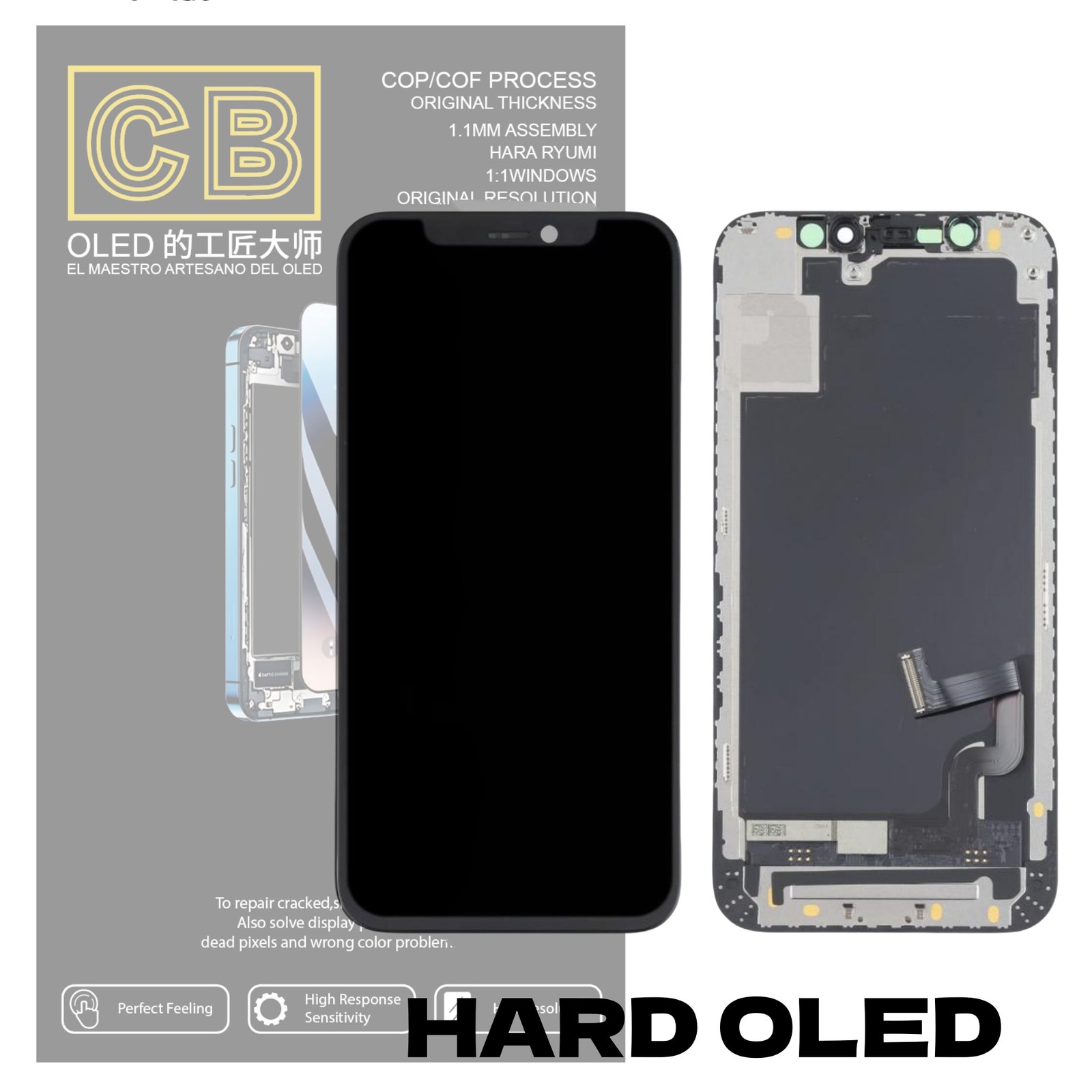 Pantalla "CB HARD OLED " iPhone 12 Mini LCD + Táctil Completo