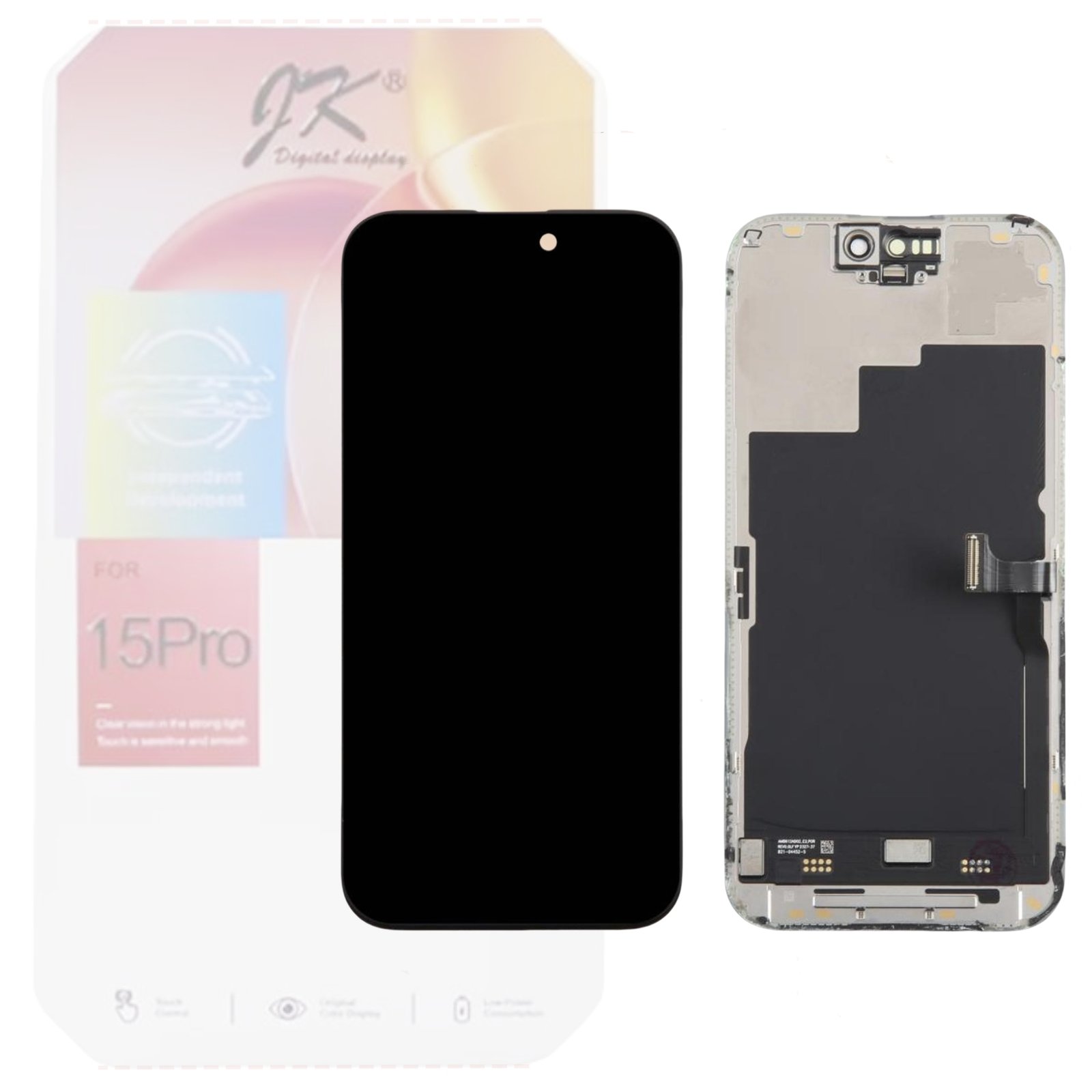 Pantalla «JK INCELL FHD» iPhone 15 Pro LCD + Táctil Completa