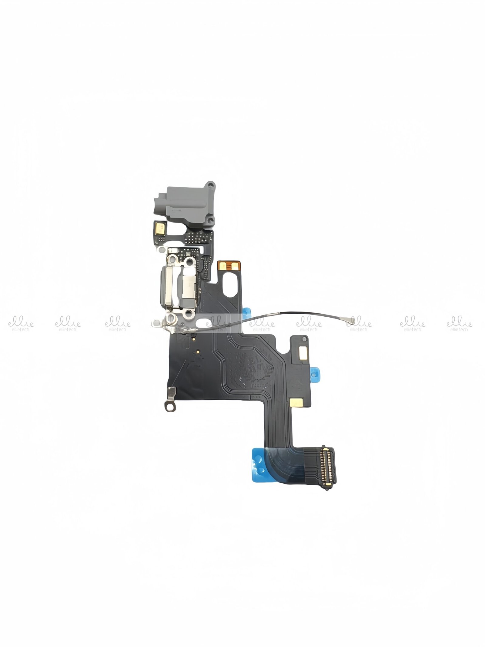 Cable flex de carga y audio jack para iPhone 6G - negro