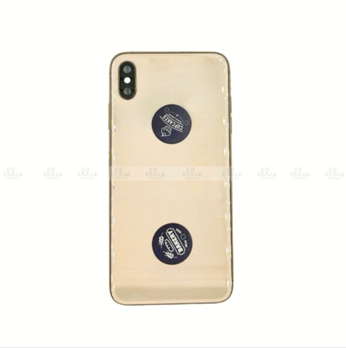 Tapa Chasis Con Recambio iPhone XS Max Dorado
