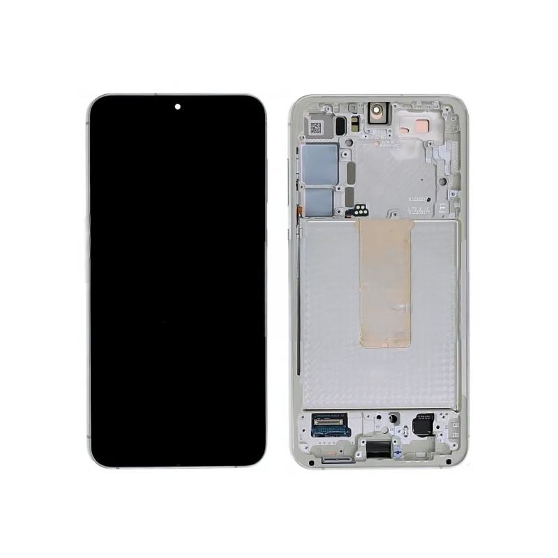 Pantalla Samsung Galaxy S23 Plus S916 Beige con marco Completa SERVICE PACK