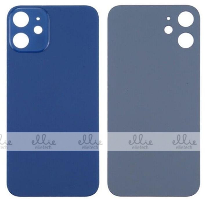 Tapa trasera Cristal para iPhone 12 - azul